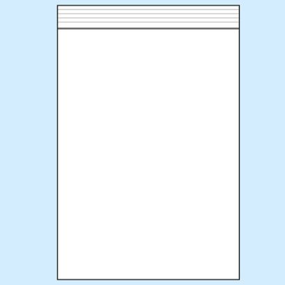 Zip lock bags, PE foil 90 µm | 160 x 220 mm 
