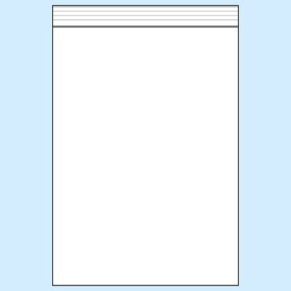 Zip lock bags, PE foil 50 µm | 180 x 250 mm 