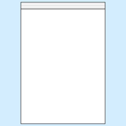 Zip lock bags, PE foil 50 µm | 350 x 450 mm 