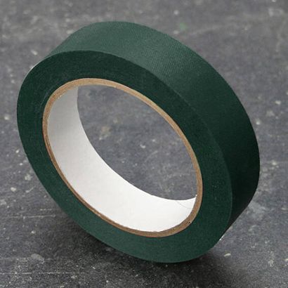 Lemovací lepicí páska za nejlepší cenu, speciální papír, plátěná struktura zelená  | 38 mm