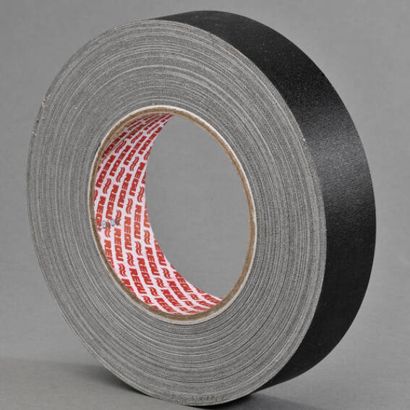 REGUtex R spine tape, cloth tape, fabric structure, laquered black  | 30 mm