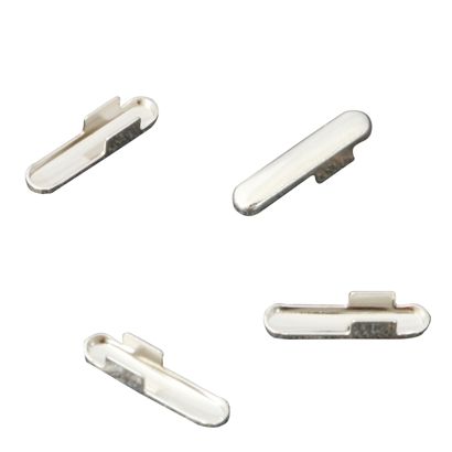Metal cord clips (T-shape), 14.3 x 3.2 x 3.5 mm, nickel-plated 