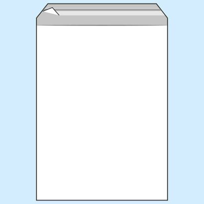 Bags with flap, PP foil, recloseable, transparent 300 x 400 mm  | 50 µm