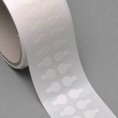 Oboustranné PET lepicí body, slabá přilnavost/slabá přilnavost 10 mm | 1000 kus