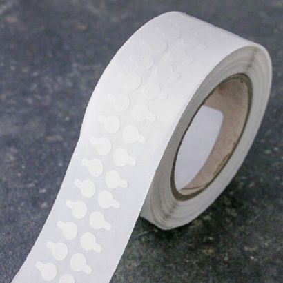 Oboustranné PET lepicí body, slabá přilnavost/slabá přilnavost 10 mm | 5000 kus