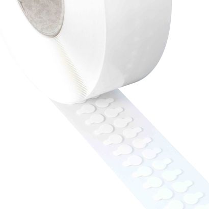 Oboustranné lepicí body s čistým akrylátem, tloušťka 1 mm, silná přilnavost/silná přilnavost 10 mm | 3000 kus