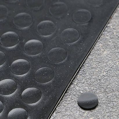 Ochrana nábytku, kruhová podložka, samolepicí 8 mm | černá 