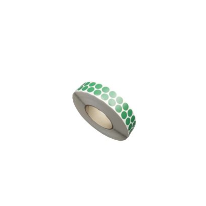 Textilní lepicí body, zelené 15 mm | 5000 kus