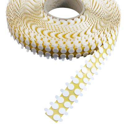 Oboustranné pěnové lepicí body, tloušťka 1 mm, silná přilnavost/silná přilnavost 12 mm | 5000 kus