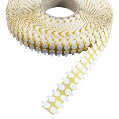 Oboustranné pěnové lepicí body, tloušťka 1 mm, silná přilnavost/silná přilnavost 25 mm | 2500 kus