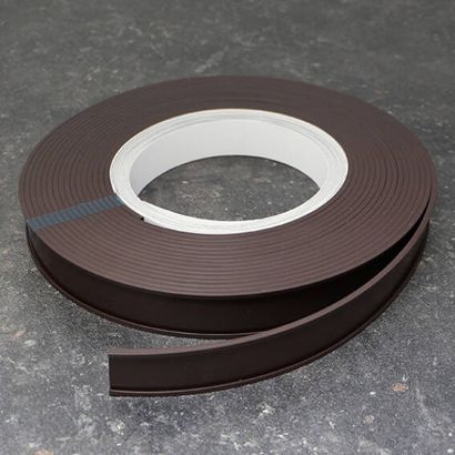 Label holder, c profile, magnetic, roll with 10 m 30 mm | including paper and protective foil  | 10 m