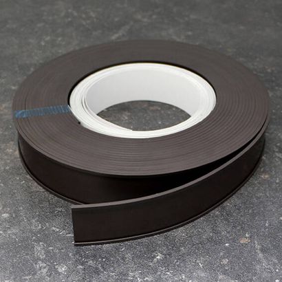 Label holder, c profile, magnetic, roll with 10 m 40 mm | including paper and protective foil  | 10 m