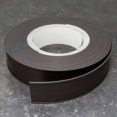 Label holder, c profile, magnetic, roll with 10 m 50 mm | including paper and protective foil  | 10 m