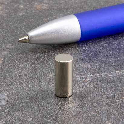 Tyčové magnety z neodymu, poniklované 6 mm | 13 mm