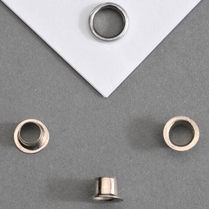 Eyelets for paper Nr. 24 - 4mm - 2,9mm  | nickel-plated 