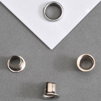 Eyelets for paper Nr. 25 - 4mm - 3,8mm  | nickel-plated 