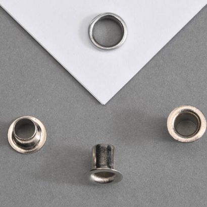 Eyelets for paper Nr. 26 - 4,1mm - 5,7mm  | nickel-plated 