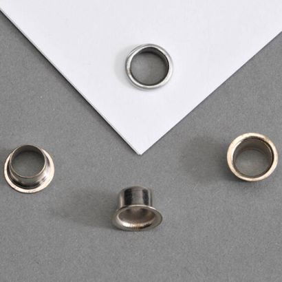 Eyelets for paper Nr. 8E - 5,5mm - 3,2mm  | nickel-plated 