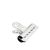 Letter Clips, made of metal 54 x 44 mm