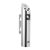Wall-mounted ashtray MELBOURNE, stainless steel, silver 30 cm