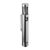 Wall-mounted ashtray DARWIN, stainless steel, silver 46 cm
