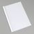 Thermal binding folder A4 with slot, linen board, 15 sheets, white  | 240 g/m² | 1.5 mm