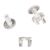 Viking-screws, transparent 4,8 mm diameter, 25 mm height 