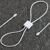 Cords with 2 barbs and box white
