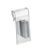 Shelf stopper clip to attach to data strips  flexible 