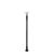 Telescopic rods for poster frames black  | adjustable from 350 to 550 mm 