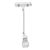 Sign-clip with big clamp and price tag holder, 10 cm extension, transparent null