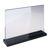 Magnetic menu holder, T-shaped, with black base landscape | A4 210 x 297 mm