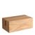 Card holder wood, base for variable insertion system MODUL straight insertion slot | 74 mm | oak wood