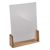 Menu holder wood LignoLine portrait | A4 | beech wood, acrylic (PMMA)