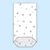 Cross bottom bags, OPP foil, stars 180 x 300 mm