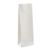Block bottom bag white 105 x 65 x 297 mm