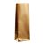 Block bottom bags gold 105 x 65 x 297 mm