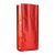 Coffee bag with aroma valve, red 375 x 140 mm
