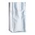 Coffee bag with aroma valve, silver 290 x 120 mm