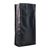 Coffee bag with aroma valve, black 375 x 140 mm