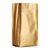 Coffee bag with aroma valve, gold 245 x 100 mm