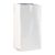 Coffee bag with aroma valve, white 245 x 100 mm