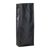 Gusseted bags with aroma valve, black 330 x 105 mm