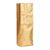Gusseted bags with aroma valve, gold 280 x 80 mm