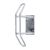 Bicycle rack wall, metal null