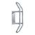 Bicycle rack wall, metal null
