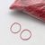Rubber bands, red 1 mm | 30 mm