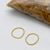 Rubber bands, ecru 1,5 mm | 40 mm