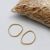 Rubber bands, ecru 3 mm | 50 mm