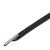 Flat elastic cord with two metal ends black | 230 mm